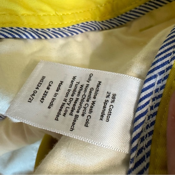 Talbots relaxed chino pants women 4 yellow - Picture 12 of 13